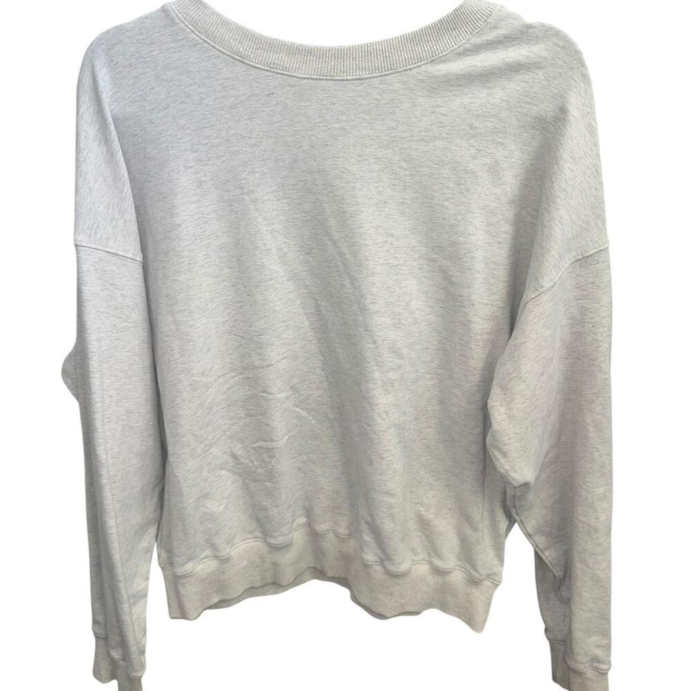 Grey bailey rose cropped sweatshirt